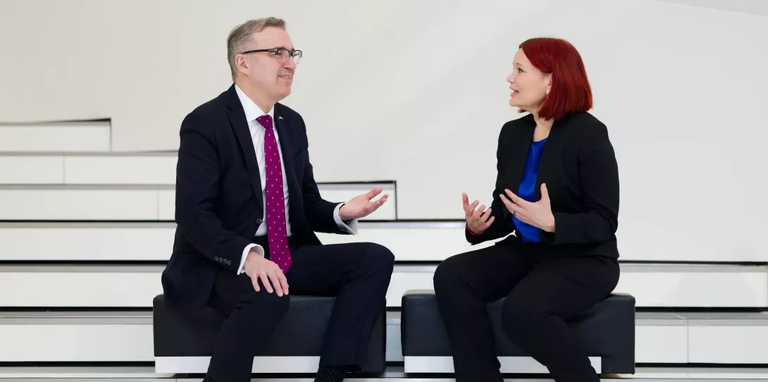 Porsche Consulting Interview Karin Fess with politician Andres Sutt