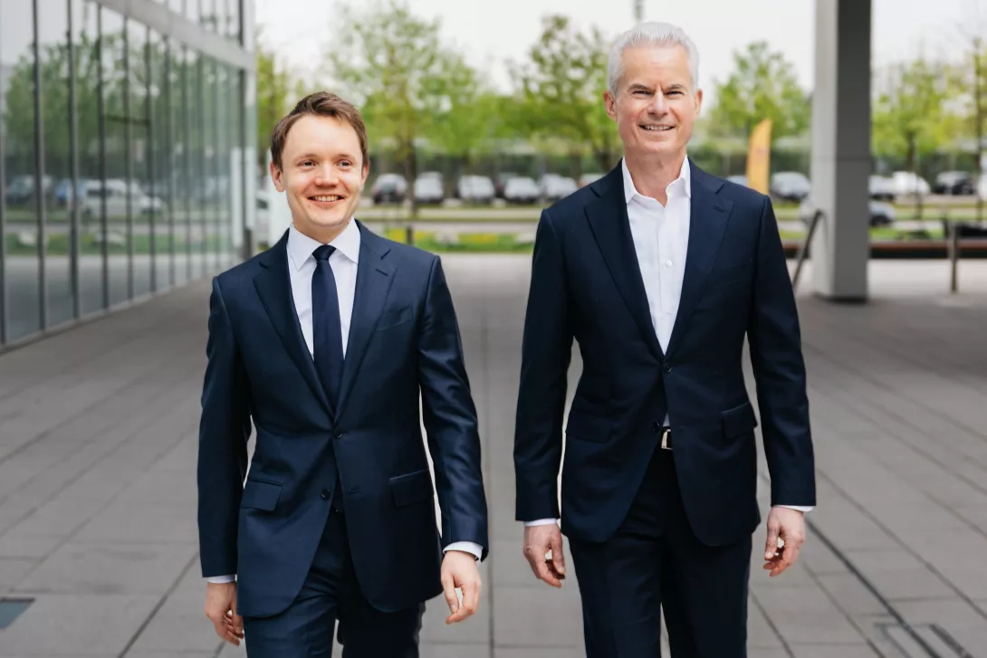 Dr. Timo Blenk, CEO Agora Strategy Group und Eberhard Weiblen, CEO Porsche Consulting