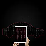 VW Datenschatz Artikel Auto mit Zahlen und Tablet Porsche Consulting Mobile