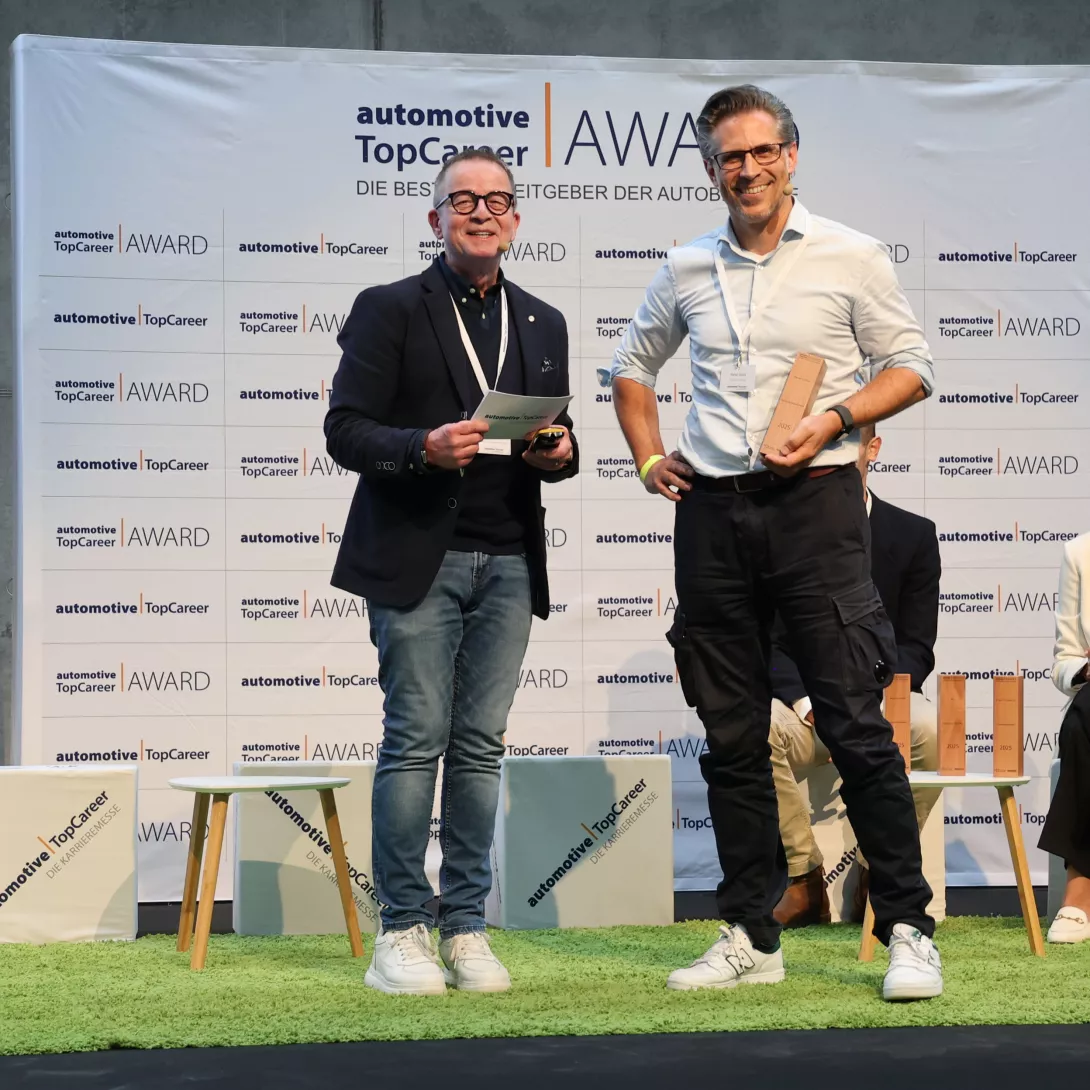 Stefan Stock HR Director Porsche Consulting TopCareer Award 2025