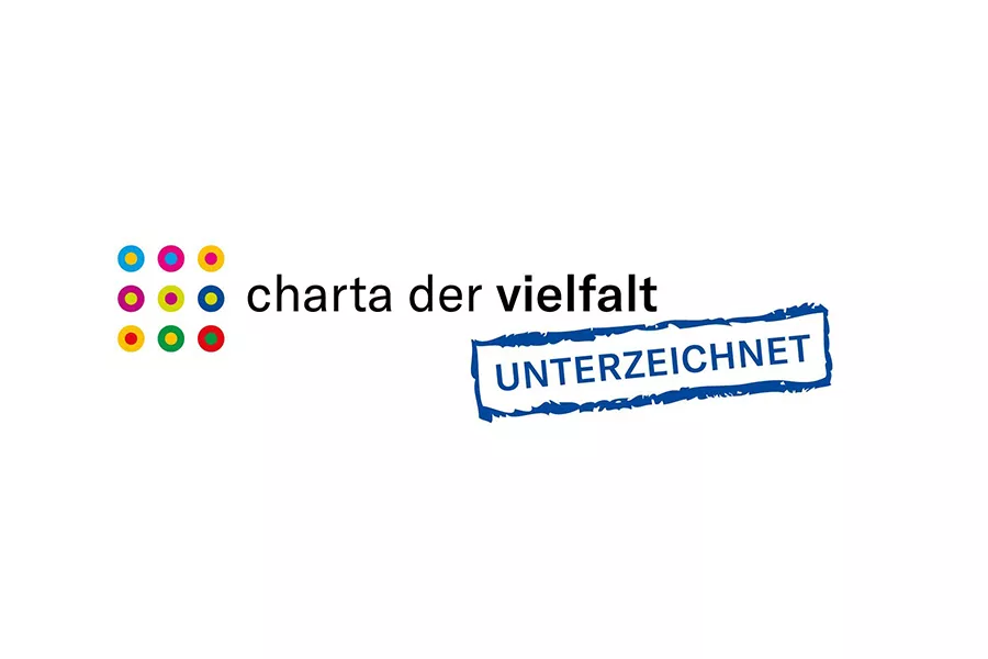 Charta der Vielfalt Logo unterschrieben