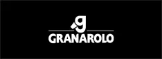 Granarolo company logo with a stylized 'g' in white on a black background