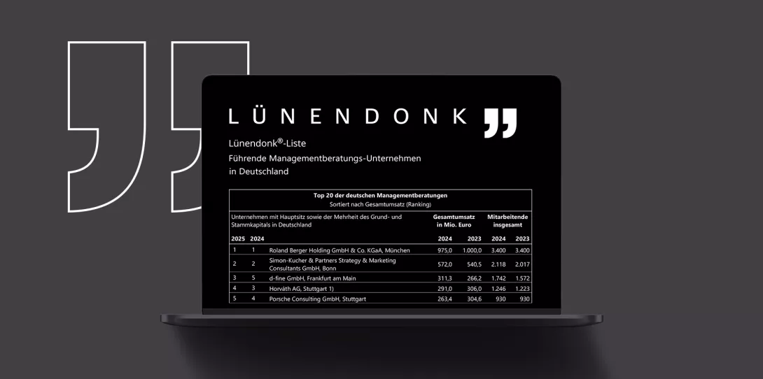 Lünendonk Ranking 2025 Porsche Consulting