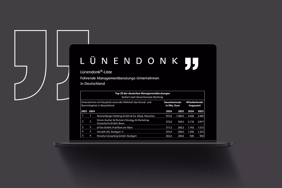 Lünendonk Ranking 2025 Porsche Consulting