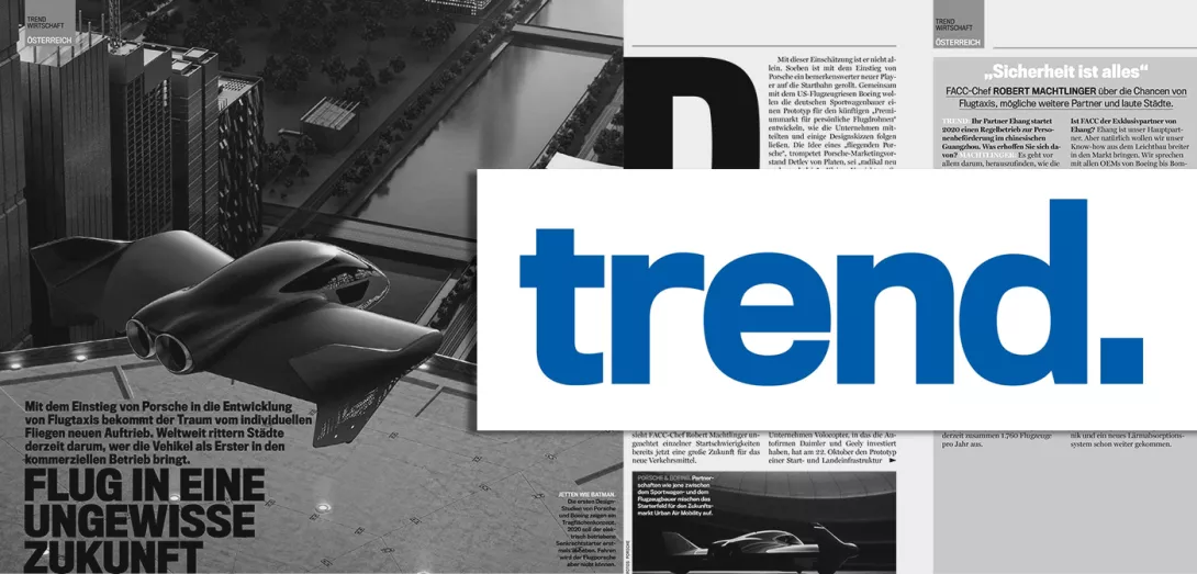 Lufttaxiartikel "trend."