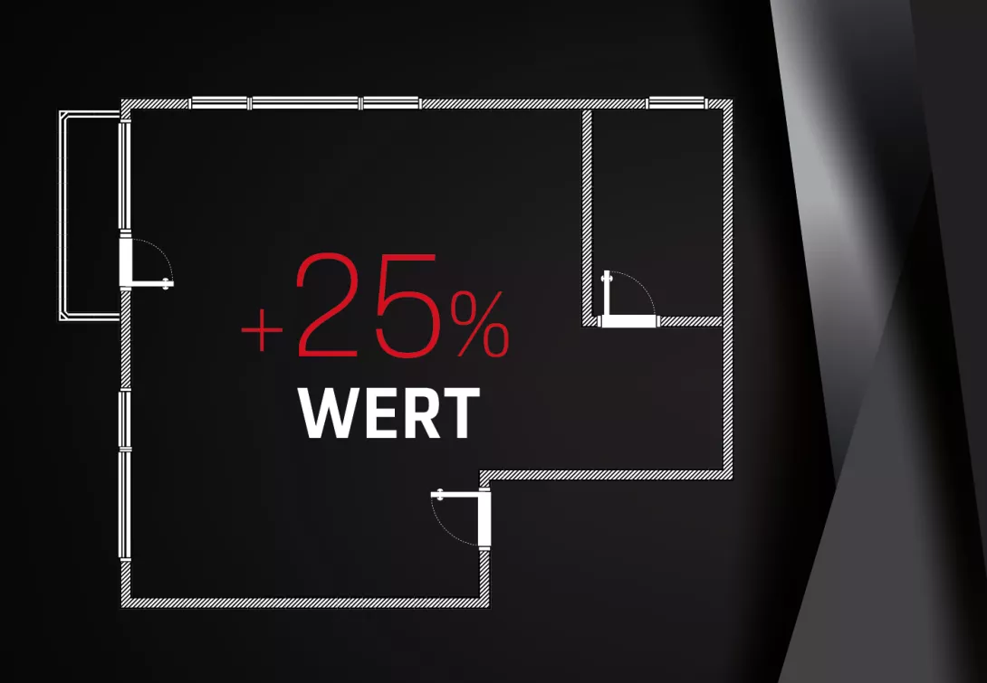 Die Wünsche der Kunden zu erfüllen kann den Wert pro Quadratmeter um bis zu 25 Prozent steigern