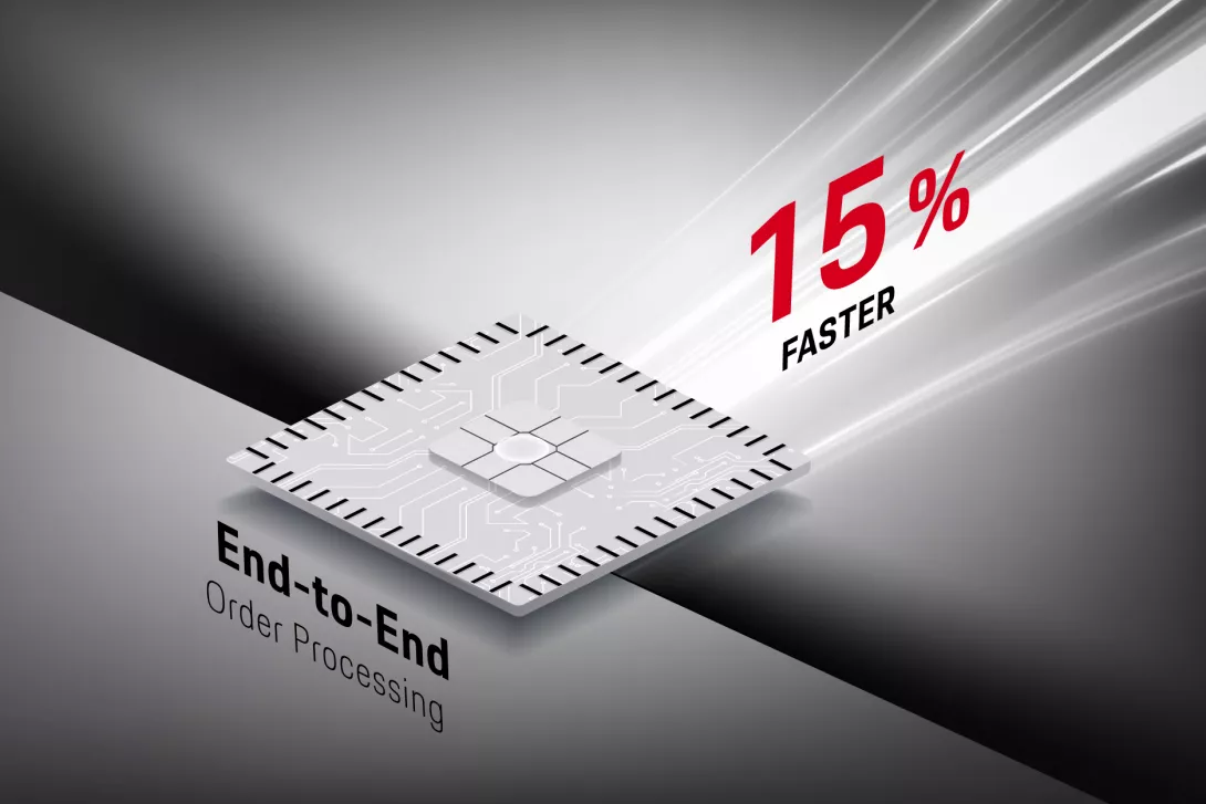 A significant reduction in lead time can be achieved through balanced production schedules with clear prioritization rules.