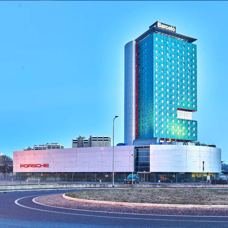The Porsche Consulting office building in Milan, Italy