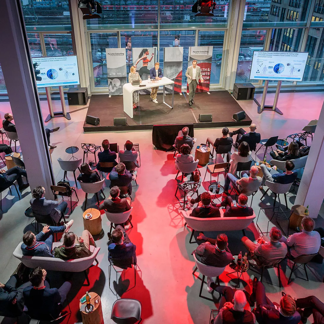 Porsche Consulting Health and Sports Ecosystem Lounge 2024 in Munich