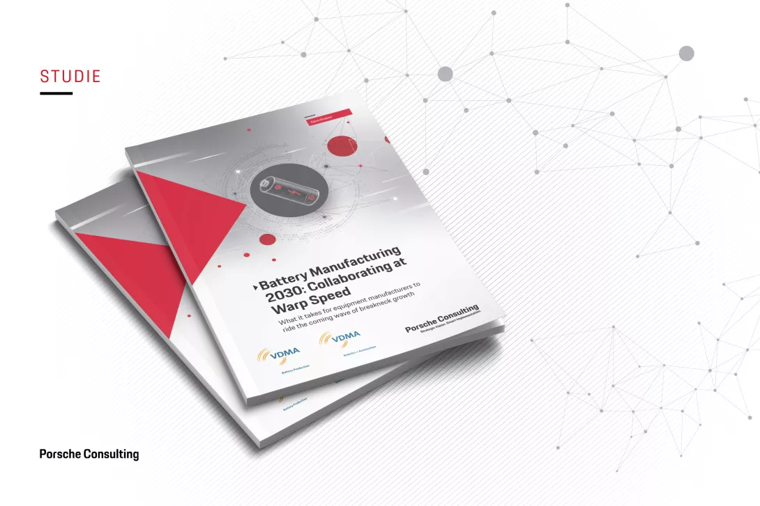 Battery Manufacturing 2030: Collaborating at Warp Speed