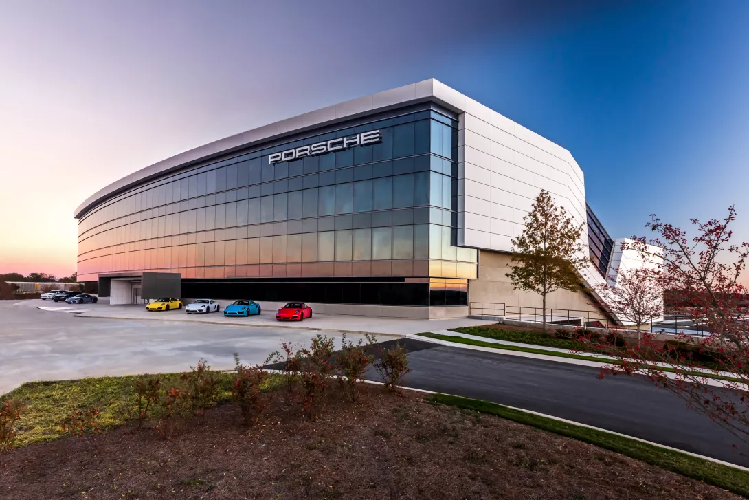 PCNA with Porsche Cars in the Front