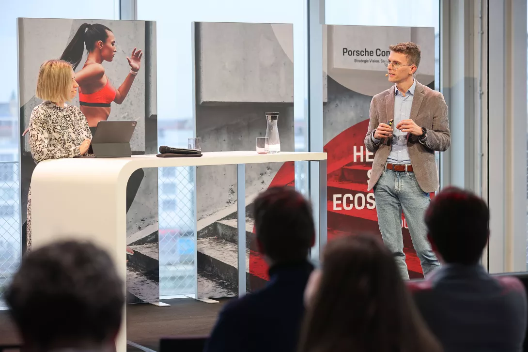 Speaker at the Porsche Consulting Health and Sports Ecosystem Lounge 2024