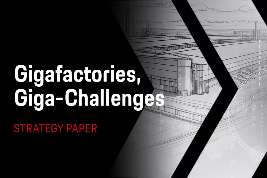 Porsche Consulting Strategy Paper Gigafactories, Giga-Challenges